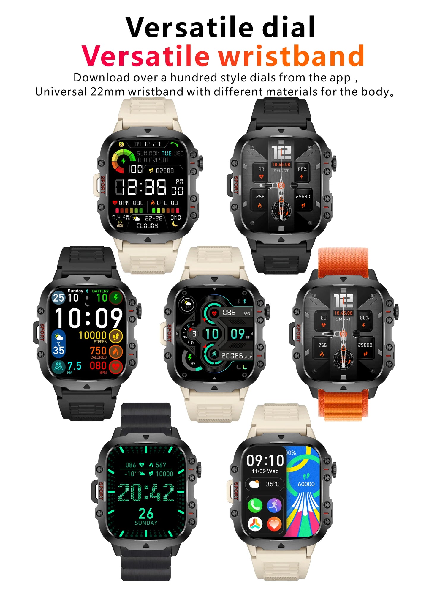 Sports Fitness Smartwatch For Men