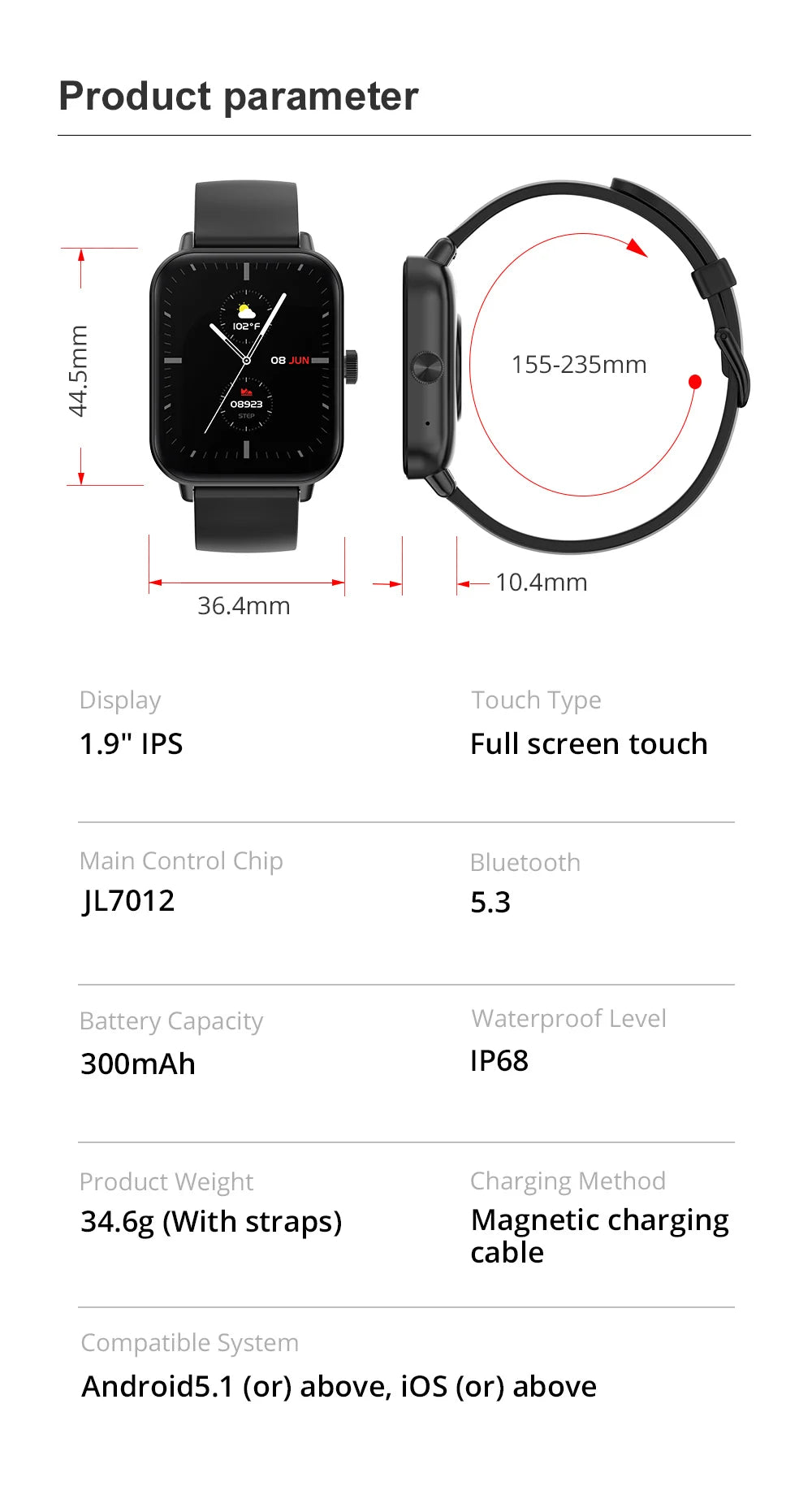 Smart Watch Ultra  Men & Women