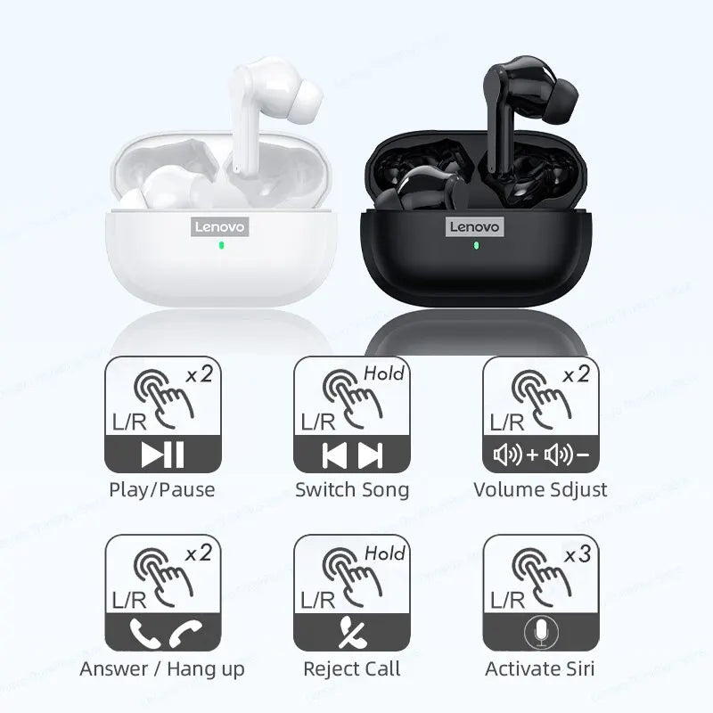 Lenovo LP1S Ear Buds | Noise Cancellation