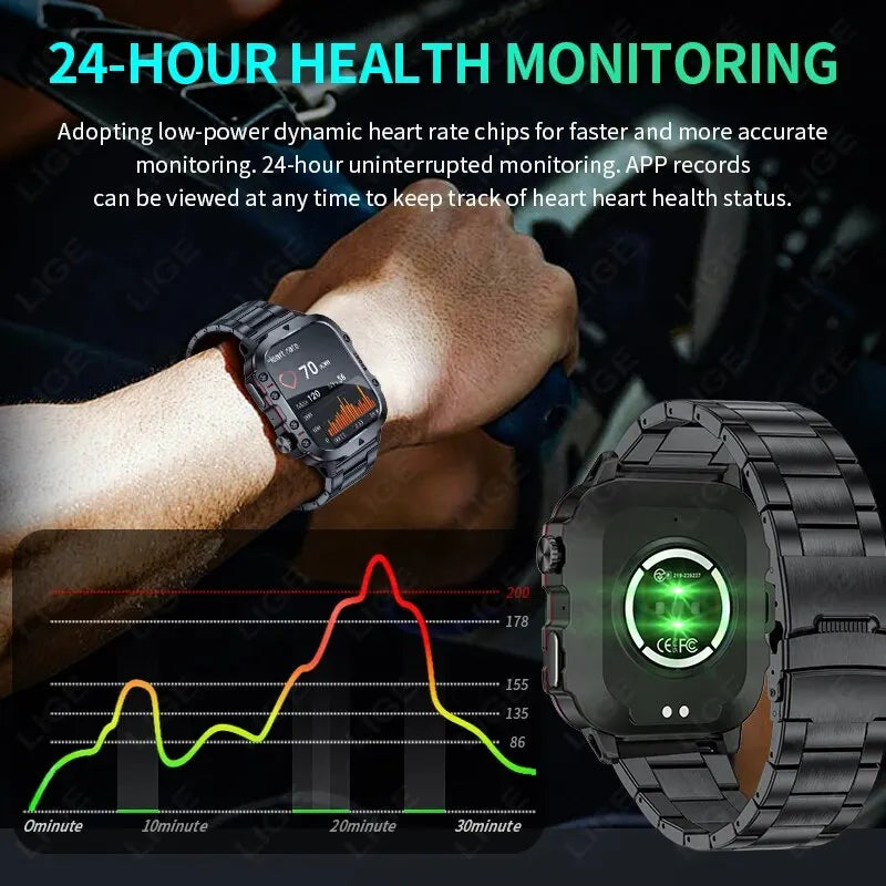 Sports Fitness Smartwatch For Men